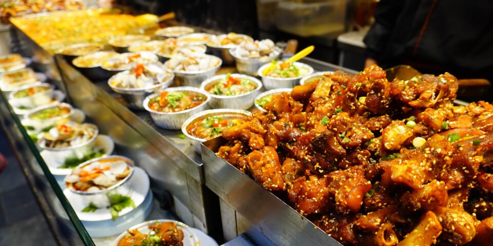 sichuan,style,snack,like,mala,pork,knuckles,,chili,oil,steam